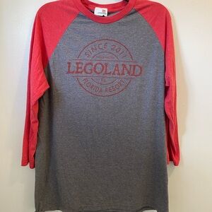 Lego Red and Gray Long Sleeve Tee